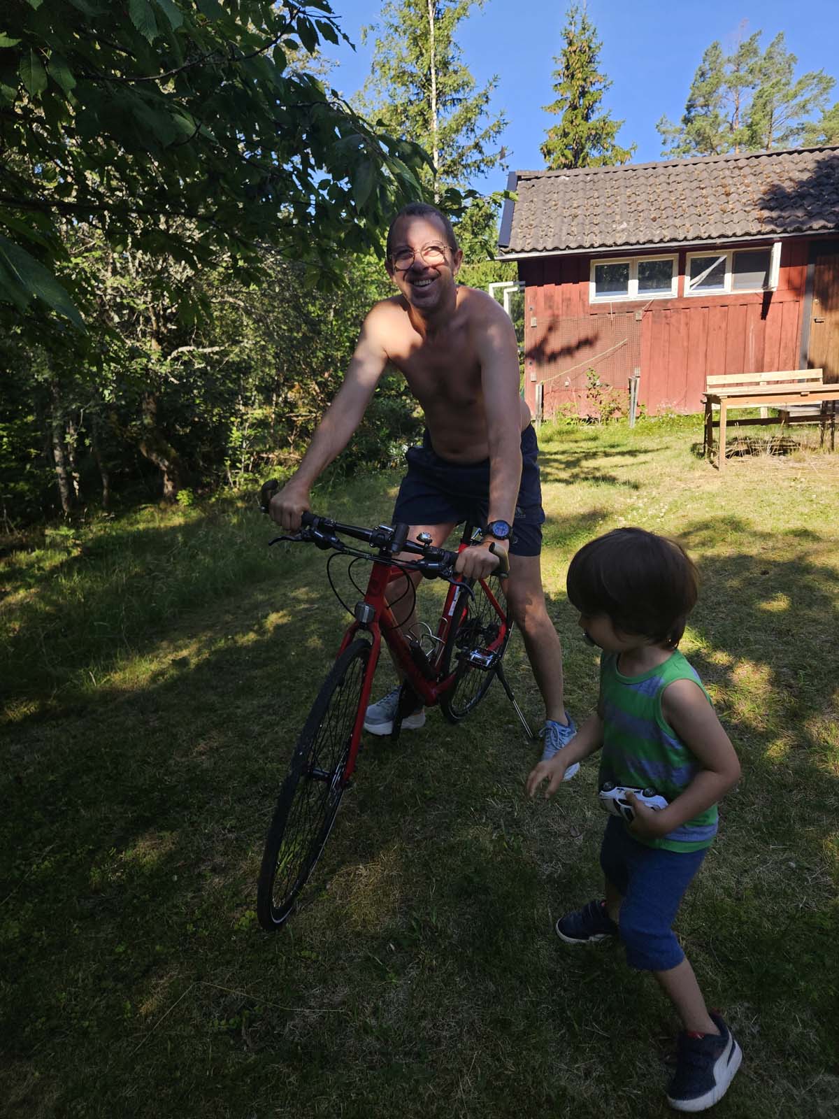 På väg mot långdistans cykeltur (Blidö)